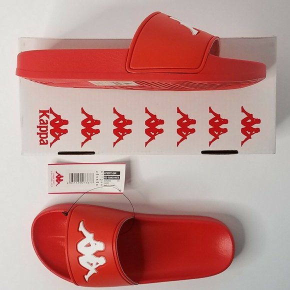 Kappa Authentic Adam 2 Slides Red Orange-White main image 4